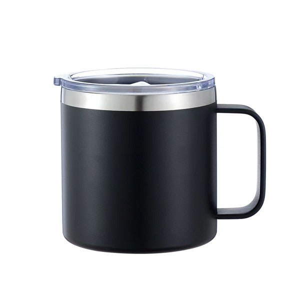 12oz CASE (25 UNITS) Cute Coffee Mug Tumbler Bulk Insulated Tumbler Whit handle