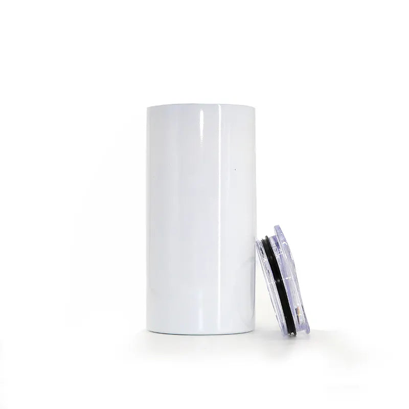 15oz Case (30 UNITS) Sublimation Tumbler Blank Flat Bottomed, Stainless Steel Double-layer Insulation with Cover, Independent Box