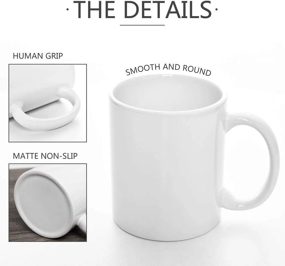 11OZ Case(36 Units)White Ceramic Blank Sublimation Mug Coffee Mug