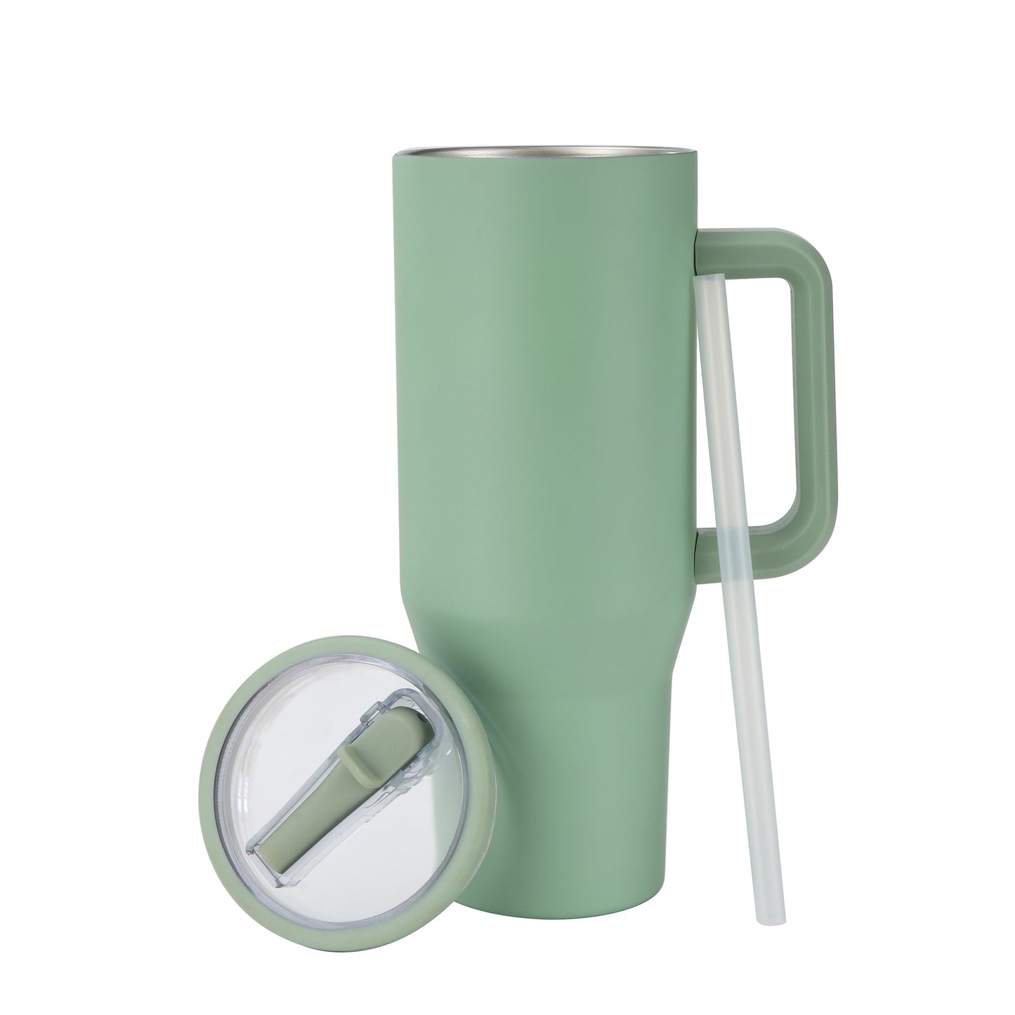 40oz Case (16 Units )Sublimation Double Wall Vacuum Insulated Stainless Steel Camping Coffee Mug Tumbler Tumbler with Handle
