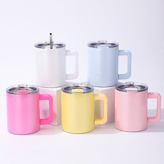 12 oz case (25 units) Sublimation Tumbler Mug Stainless Steel Vacuum Insulated Colored with Magnetic Lid