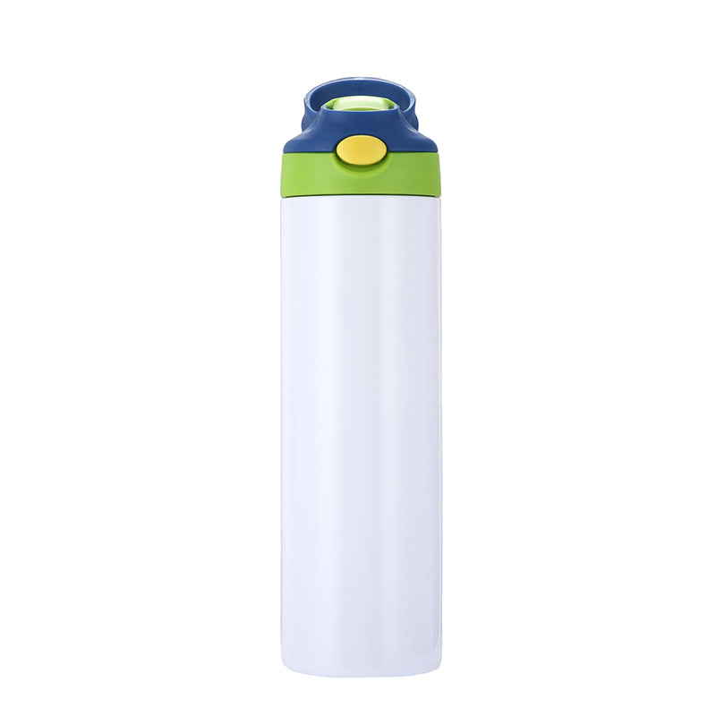 20oz Case (25 UNITS) 600Ml Sublimation Cup Insulated Water Bottle, with Straw and Lid,  Sublimation Water Bottle Blank