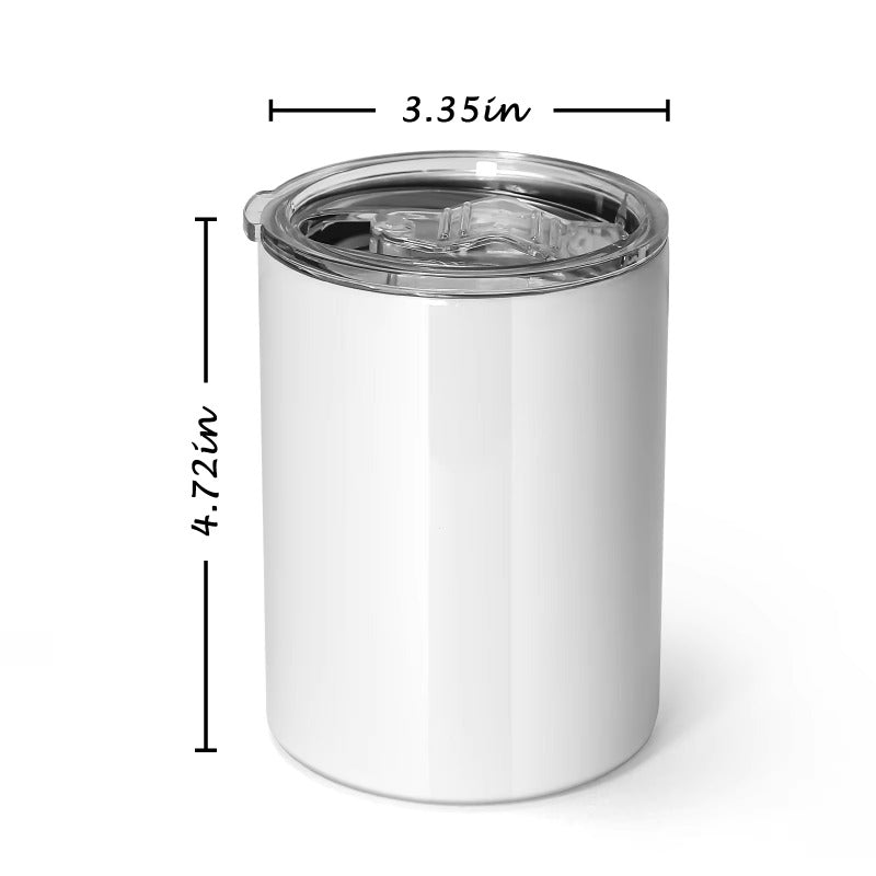 12 oz case (25 pieces) sublimation blank double wall vacuum insulated stainless steel straight tumbler coffee cup with stainless steel straw