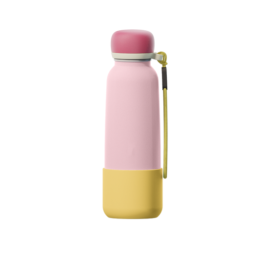 25Pack of 18oz Insulated Water Bottle Stainless Steel with Straw, Leak proof, Bisphenol A Free, Double Wall Vacuum, Can Maintain Low