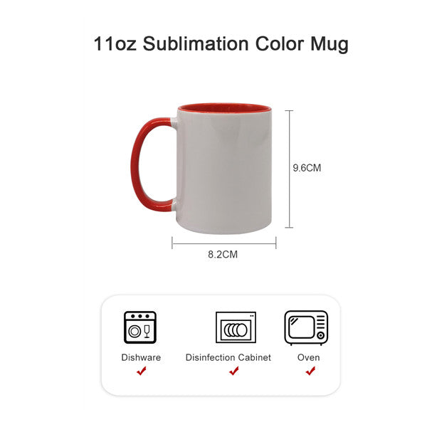 11OZ  Case（36 Units）White Ceramic Blank Sublimation Mug Coffee Mug