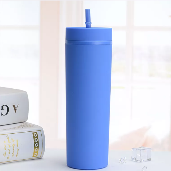 16oz (30 / UNITS) Skinny Matte Pastel Colored Acrylic Tumblers